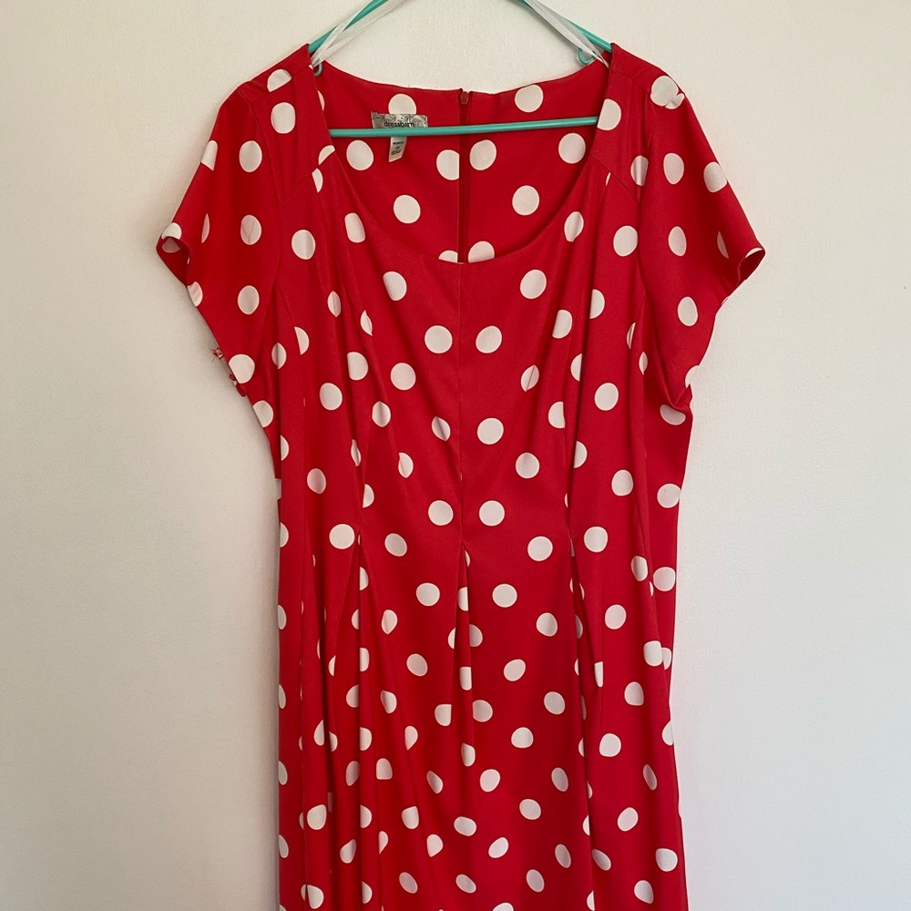 EUC Dress Barn Polka Dot Dress